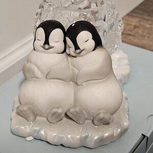 PartyLite Polar Pals Cuddling Votive Holder